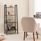4-Tier Ladder Bookshelf with Metal Frame Modern Industrial Storage Rack for Small Spaces